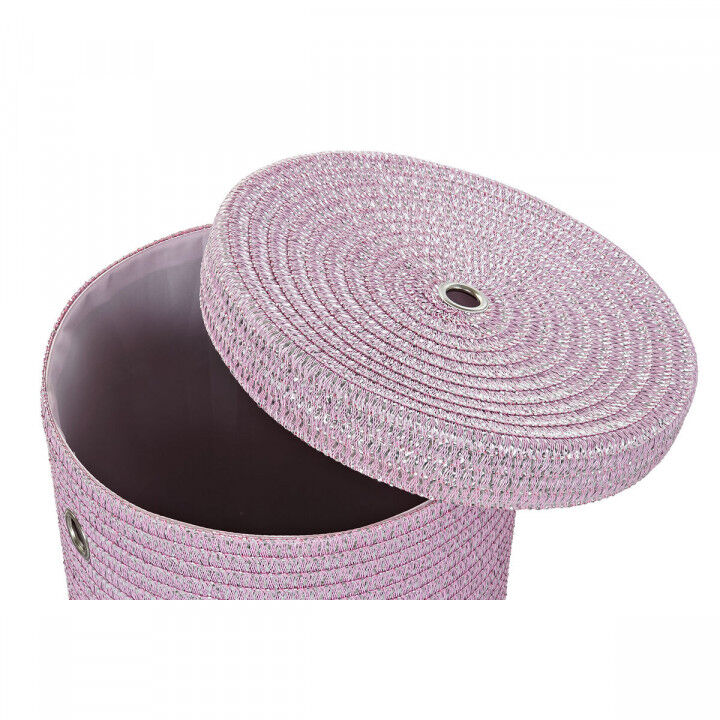 Mehrzweckkorb DKD Home Decor Grau Rosa Polypropylen 42 x 42 x 52,5 cm 4 Kg
