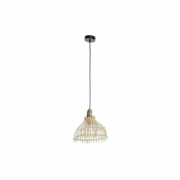 Suspension DKD Home Decor Marron Multicouleur Métal osier 50 W Urbaine 220 V 30 x 30 x 29 cm