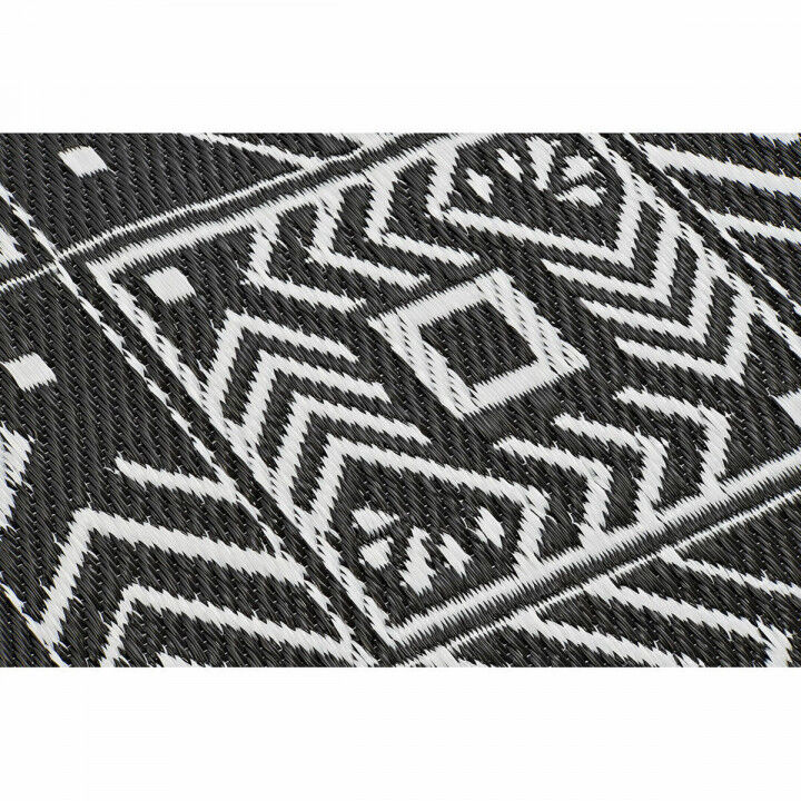 Alfombra DKD Home Decor Blanco Negro Étnico (2 Unidades) (150 x 210 cm)