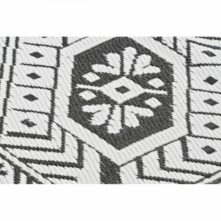 Alfombra DKD Home Decor Blanco Negro Étnico (2 Unidades) (150 x 210 cm)