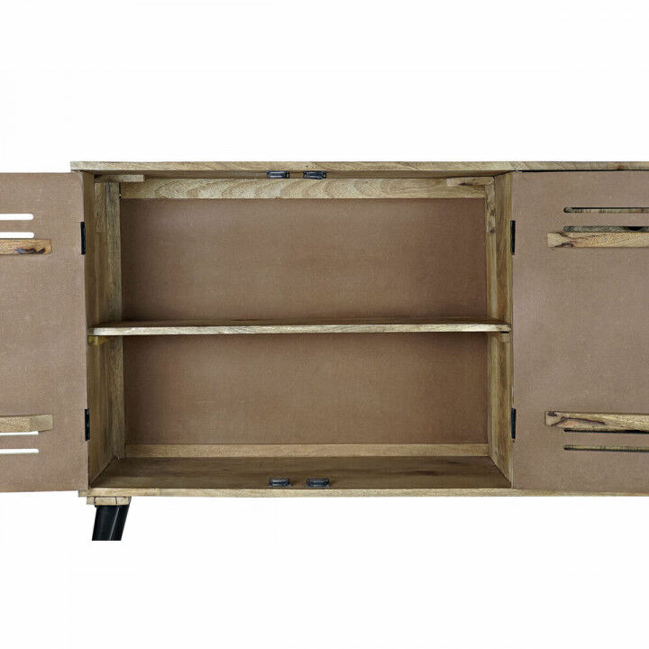 Buffet DKD Home Decor   Noir Métal Bois de manguier 140 x 40 x 93 cm