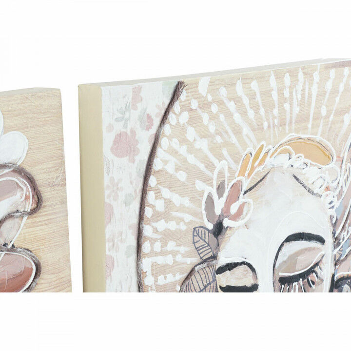 Lienzo DKD Home Decor Pino Lienzo 60 x 3,7 x 120 cm