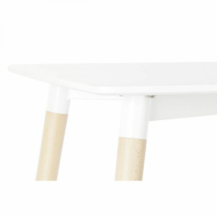 Table de Salle à Manger DKD Home Decor Blanc Bouleau Bois MDF 120 x 80 x 74 cm