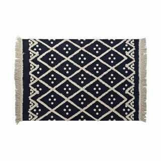 Teppich DKD Home Decor Beige Marineblau 120 x 180 x 0,7 cm