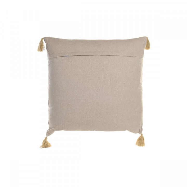 Cushion DKD Home Decor Beige Rhombus 60 x 20 x 60 cm