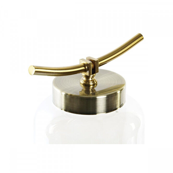 Vaso DKD Home Decor Azzurro Dorato Metallo Cristallo Mediterraneo 19 x 15 x 41 cm