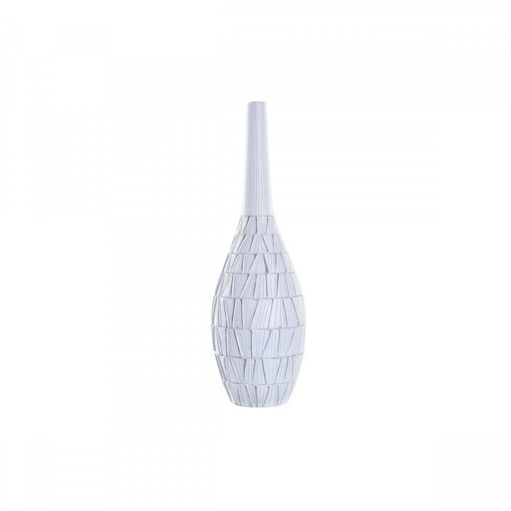 Vase DKD Home Decor Blanc Résine Moderne (19 x 19 x 60 cm)