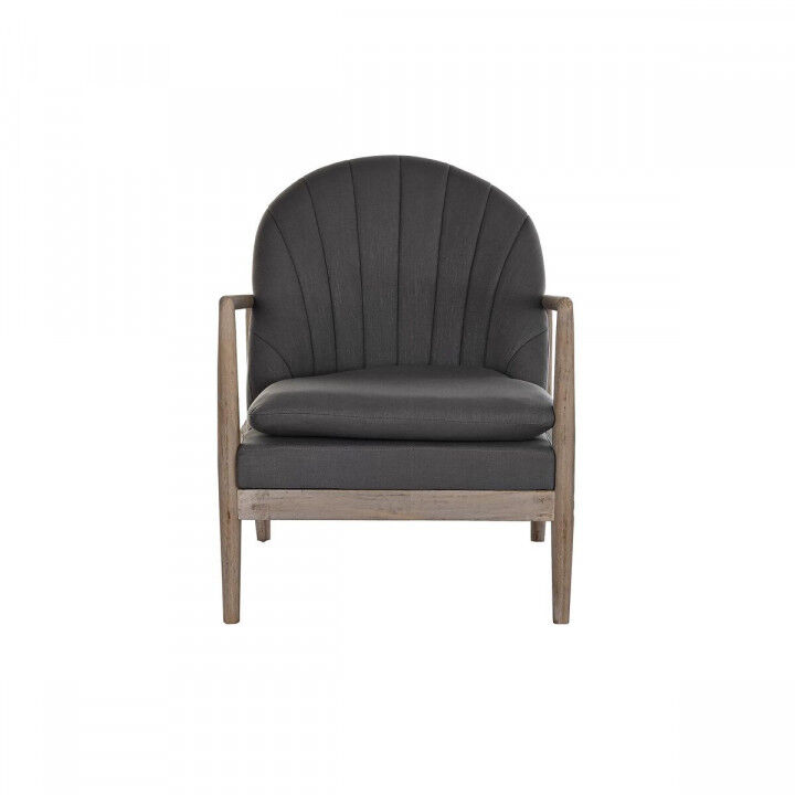 Armchair DKD Home Decor Dark grey Fir Plastic 68 x 69 x 89 cm 67 x 70 x 89 cm