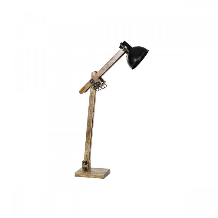 Lámpara de Pie DKD Home Decor Marrón Negro Metal Madera de mango 85 x 25 x 140 cm