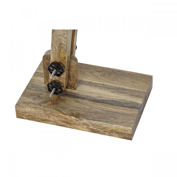 Stehlampe DKD Home Decor Braun Schwarz Metall Mango-Holz 85 x 25 x 140 cm