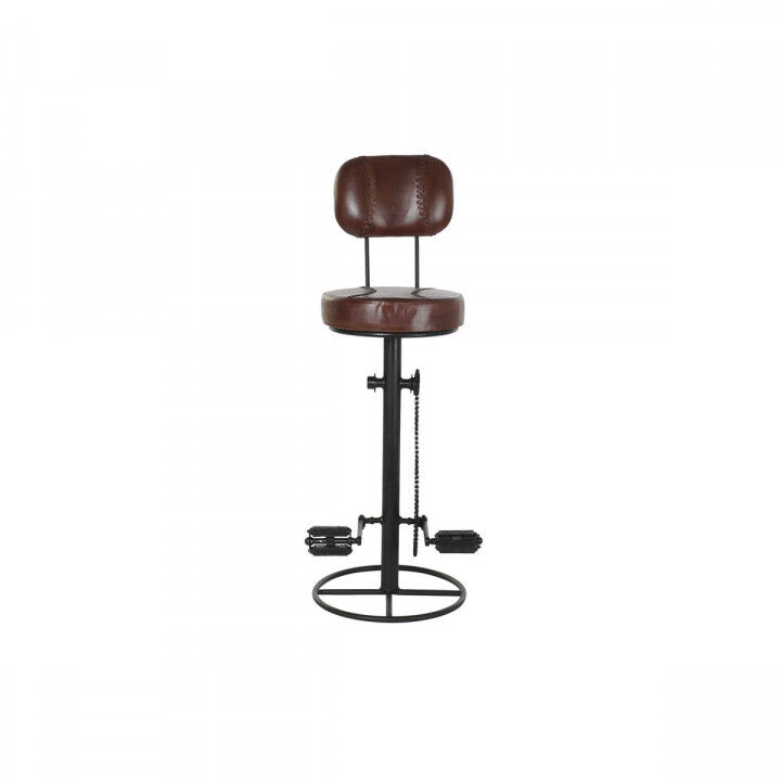 Hocker DKD Home Decor 45 x 46 x 118 cm Schwarz Metall Braun