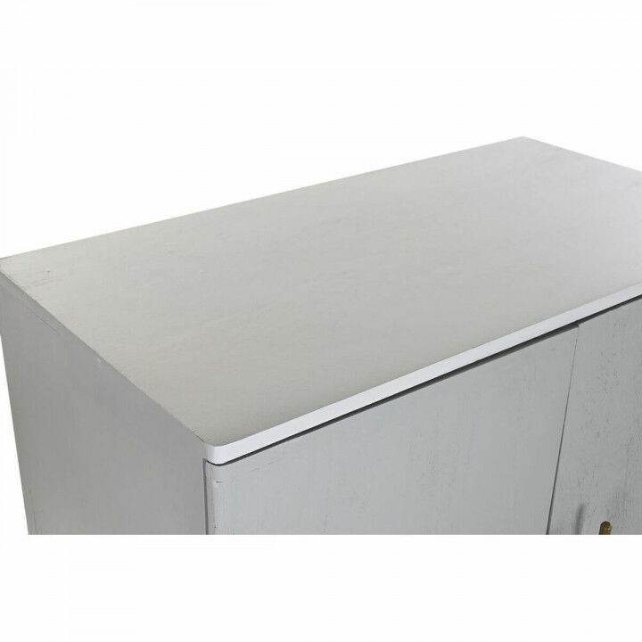 Armadio DKD Home Decor Bianco Dorato Ferro Legno di mango 85 x 45 x 110 cm BAR