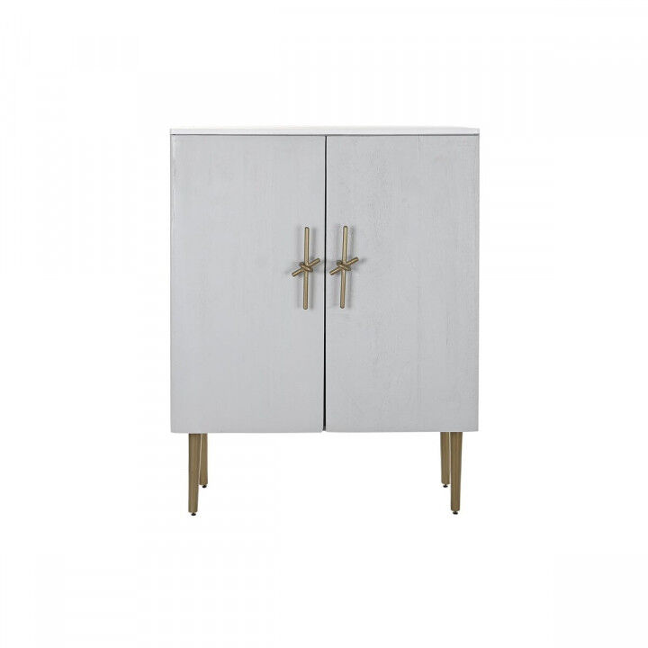 Kast DKD Home Decor Wit Gouden Ijzer Mangohout 85 x 45 x 110 cm BAR