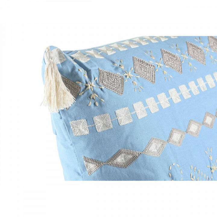 Kussen DKD Home Decor Blauw Wit 60 x 20 x 60 cm
