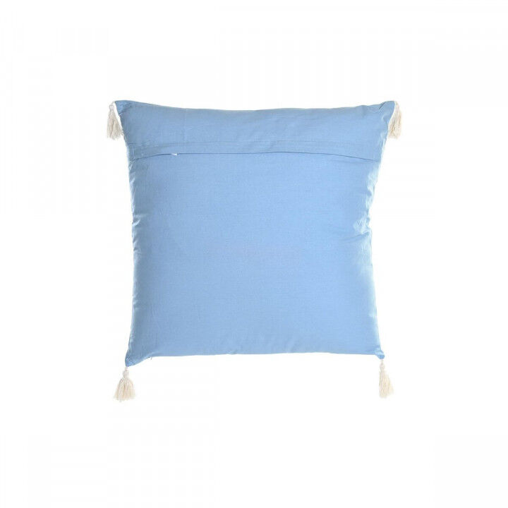 Coussin DKD Home Decor Bleu Blanc 60 x 20 x 60 cm