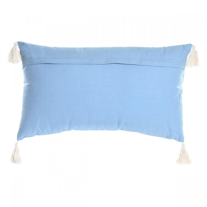 Kissen DKD Home Decor 60 x 15 x 35 cm Blau Weiß