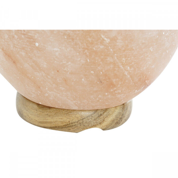 Verlichte decoratie DKD Home Decor Zout Oranje 15 W 15 x 15 x 12 cm