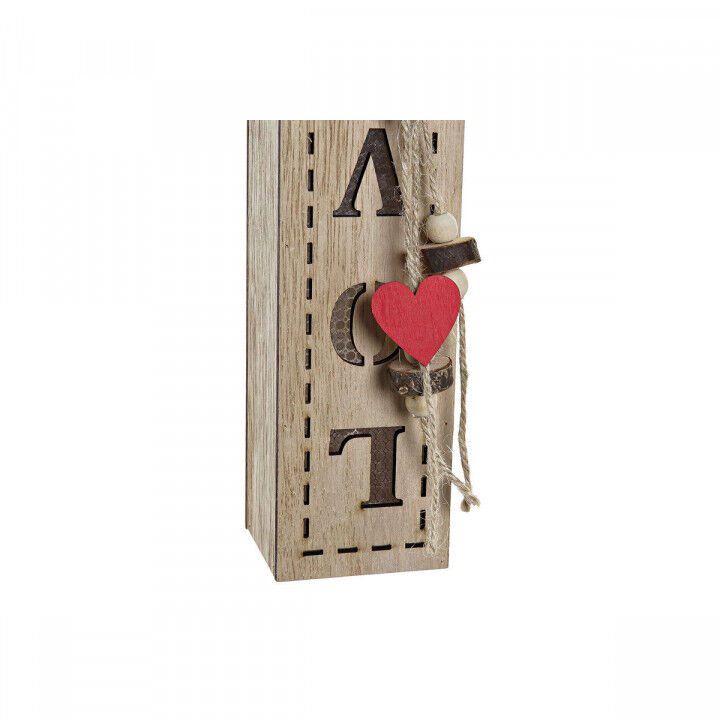 Leuchtende Dekoration DKD Home Decor Weihnachten natürlich (6,5 x 7,5 x 36 cm) (2 Stück)