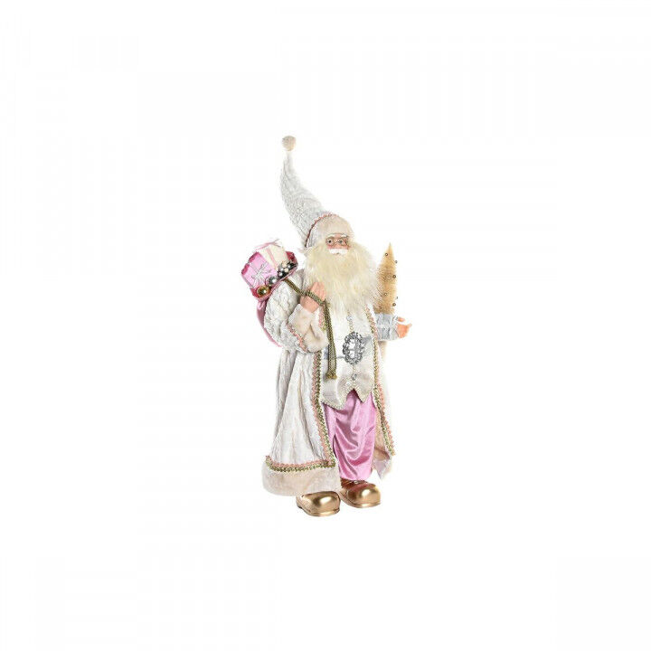 Figura Decorativa DKD Home Decor Papá Noel Poliéster PVC (45 x 34 x 83 cm)