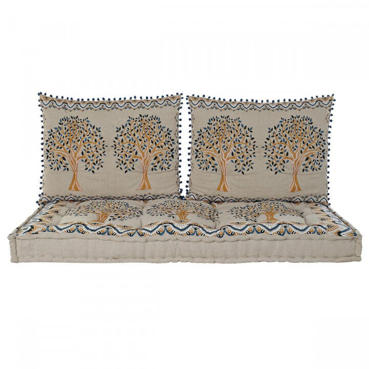 Sessel DKD Home Decor Gelb Blau Beige 145 x 76 x 1 cm