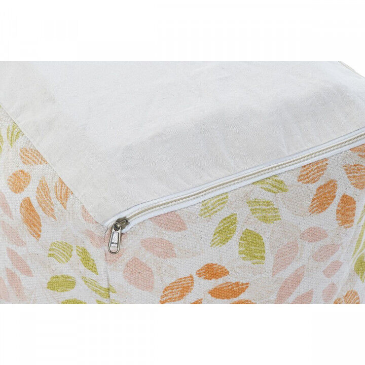 Bodenkissen DKD Home Decor Beige Pflanzenblatt Shabby Chic 40 x 40 x 40 cm