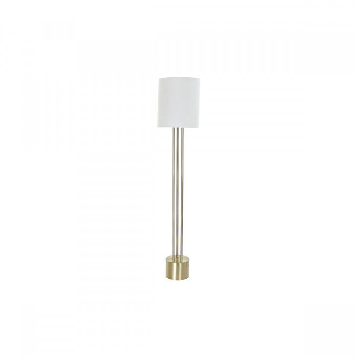 Stehlampe DKD Home Decor Weiß Gold Metall 50 W 220 V 33 x 33 x 165 cm