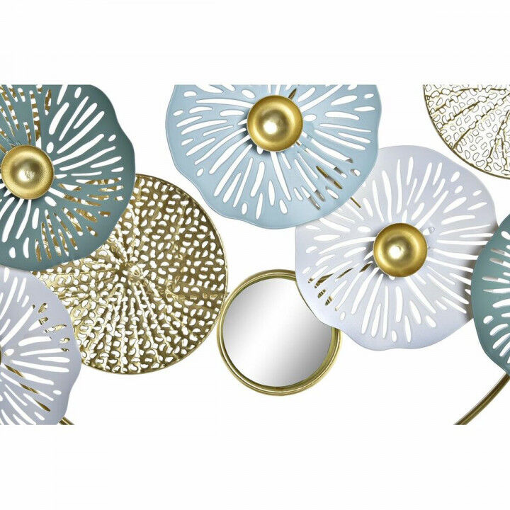 Decoratieve figuren DKD Home Decor Spiegel Gouden Metaal (44 x 8 x 46 cm)