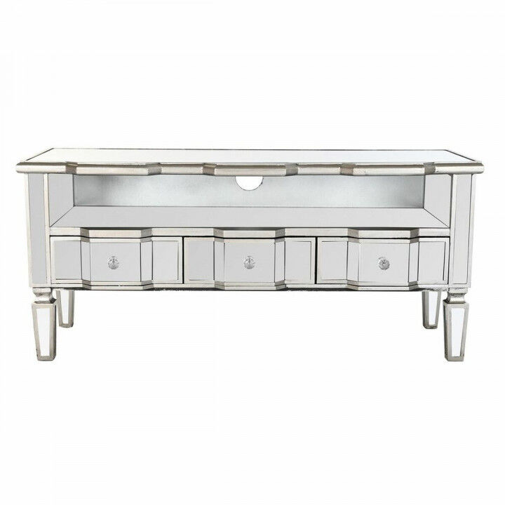 TV-Möbel DKD Home Decor Silberfarben 112 x 45 x 50 cm