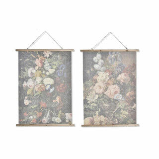 Canvas DKD Home Decor Touw Spar 75 x 2 x 100 cm