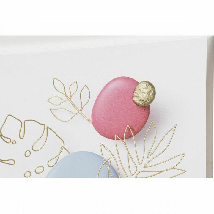 Canvas DKD Home Decor Canvas Hout MDF 40 x 1,8 x 40 cm