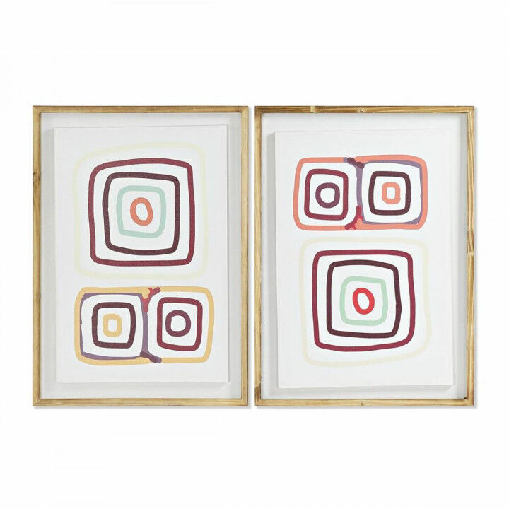 Tela DKD Home Decor Pino polistirene Tela 50 x 2,8 x 70 cm