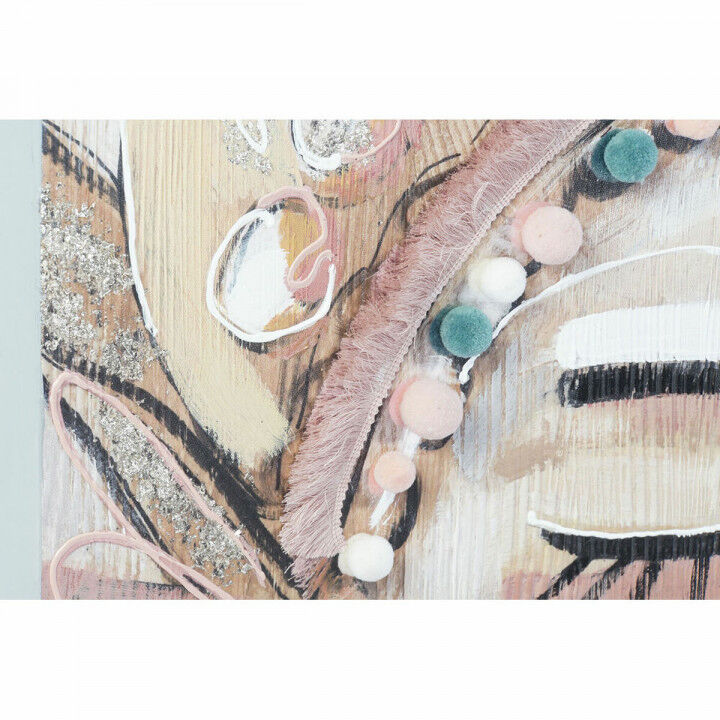 Tela DKD Home Decor Pino Tela 90 x 3,7 x 90 cm