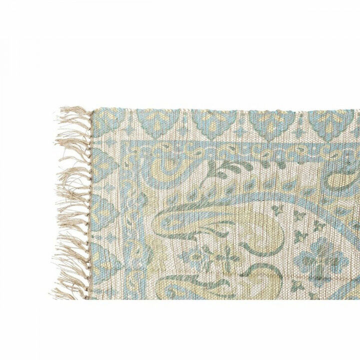 Tapijt DKD Home Decor 200 x 290 x 0,5 cm Rood Polyester Groen Arabisch (2 Stuks)