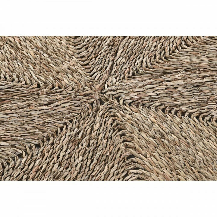 Tapijt DKD Home Decor 150 x 0,5 x 150 cm Natuurlijk Polyester Zeegras