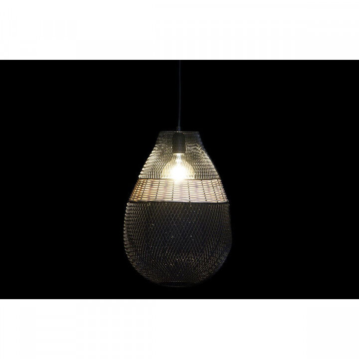 Plafondlamp DKD Home Decor Zwart Metaal Bruin 50 W 32 x 32 x 43 cm