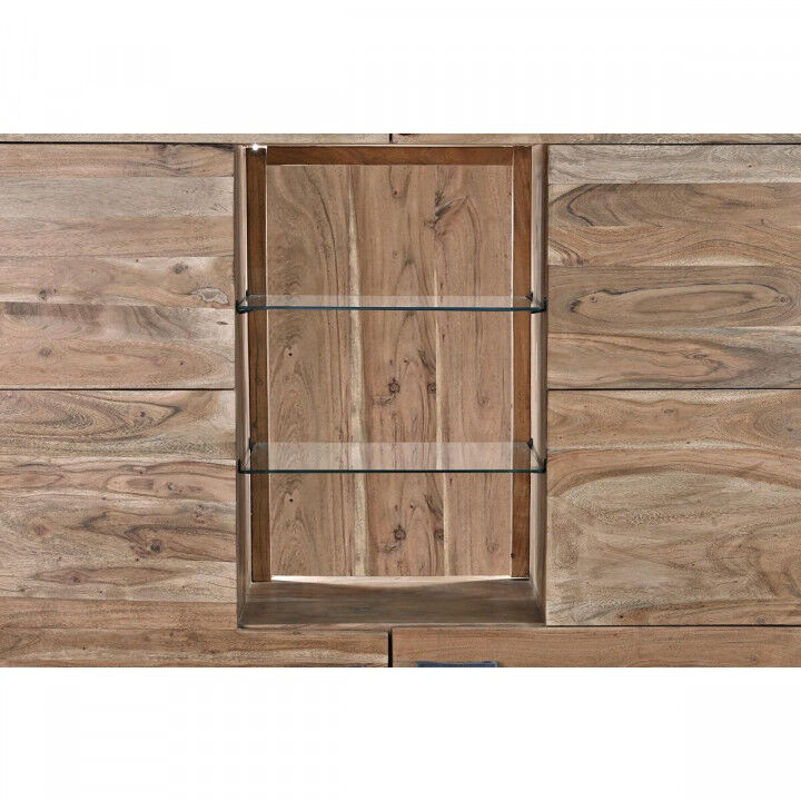 Armoire DKD Home Decor   145 x 40 x 153 cm Verre Marron Acacia