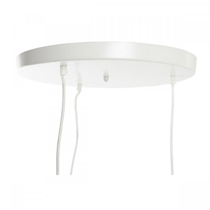 Lámpara de Techo DKD Home Decor Blanco Marrón claro 220 V 50 W (38 x 38 x 75 cm)