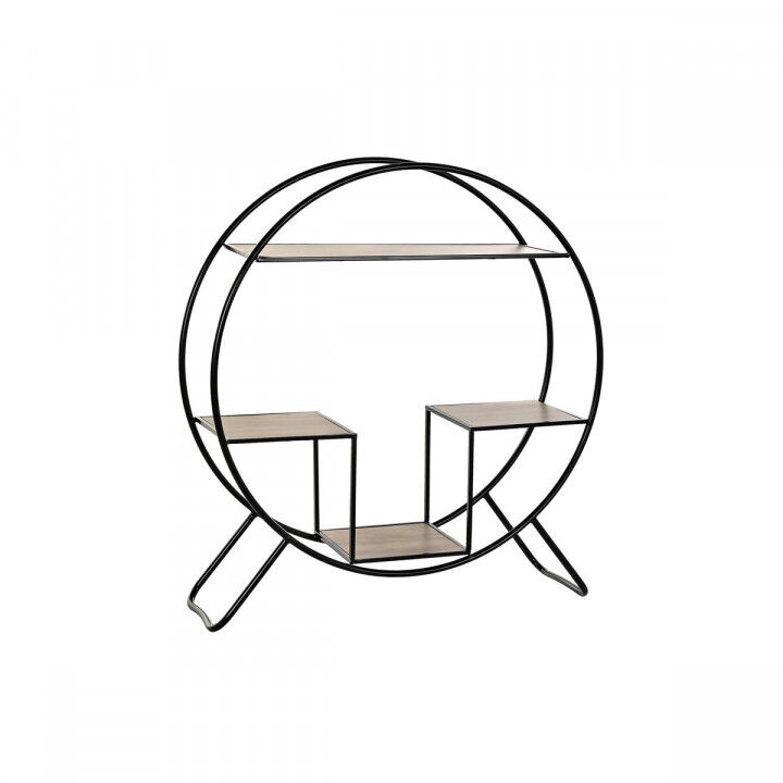 Planken DKD Home Decor Zwart Lichtgrijs Metaal Spar 90 x 30 x 100 cm (1)