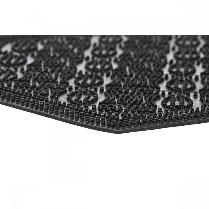 Paillasson DKD Home Decor Noir Caoutchouc 2 Unités (60 x 40 x 0,3 cm)