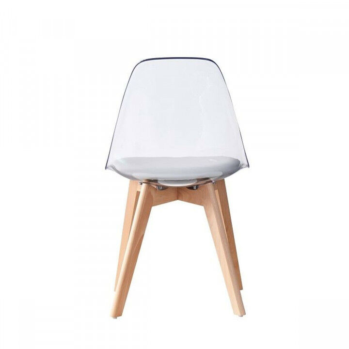 Dining Chair DKD Home Decor Grey Wood Polycarbonate 54 x 47 x 81 cm