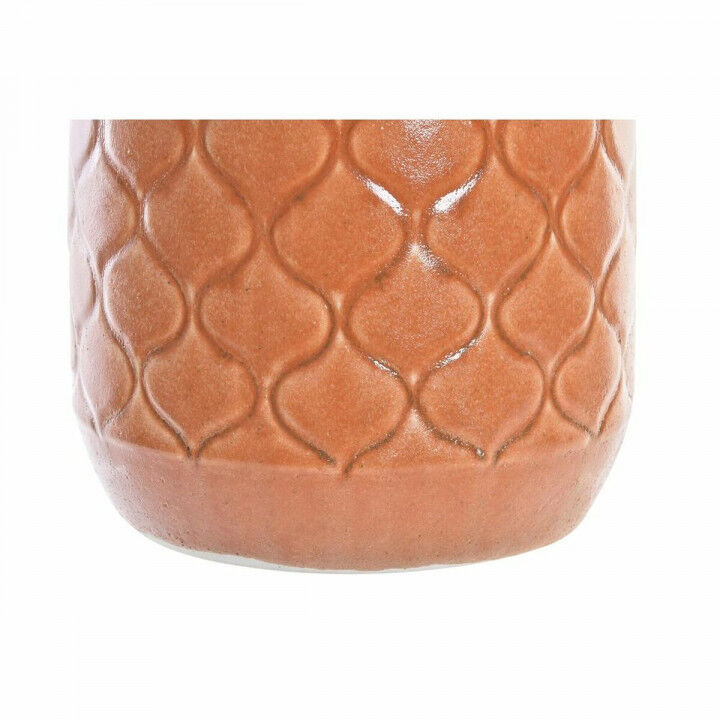Jarrón DKD Home Decor Porcelana Naranja Verde (20 x 20 x 35 cm) (2 Unidades)