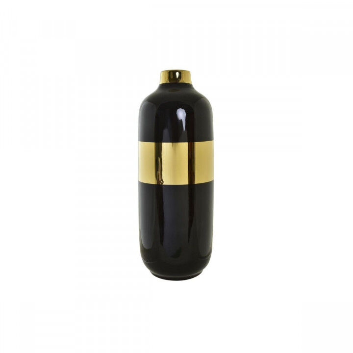 Vase DKD Home Decor Porzellan Gold zweifarbig Moderne (16 x 16 x 41 cm)