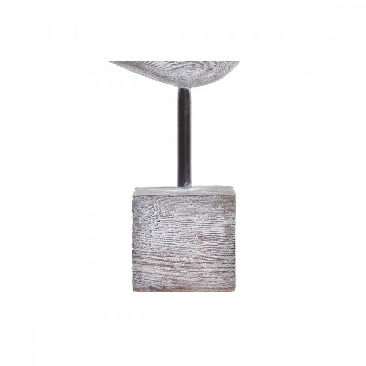 Figurine Décorative DKD Home Decor Gris Naturel Oiseau méditerranéen 23 x 9 x 26,7 cm