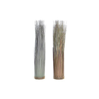 Decoratieve plant DKD Home Decor 25 x 25 x 68 cm Bruin Polyethyleen Groen (2 Stuks)