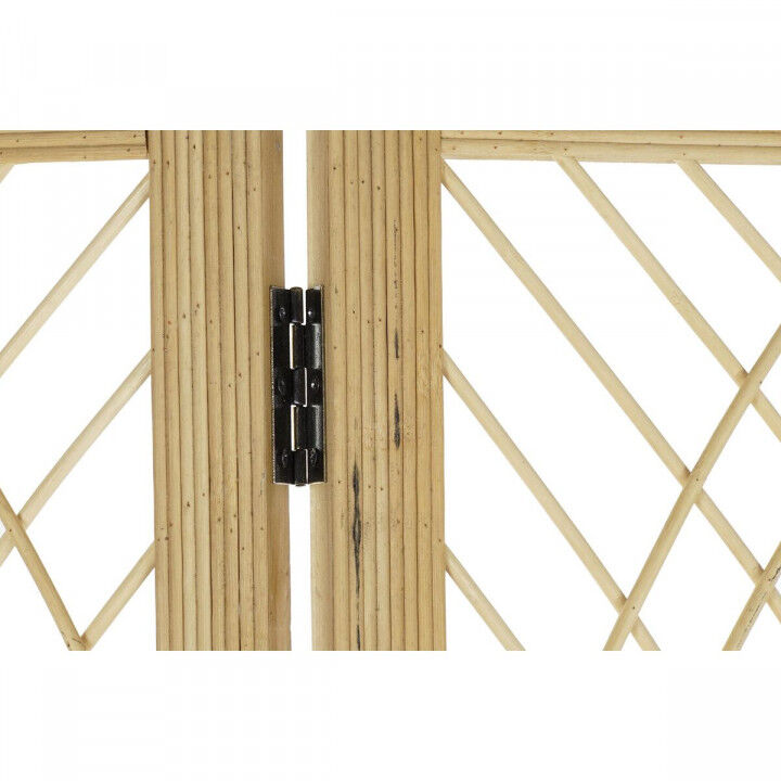 Kamerscherm DKD Home Decor 136 x 2,5 x 180 cm Metaal Bamboe 30 x 40 cm