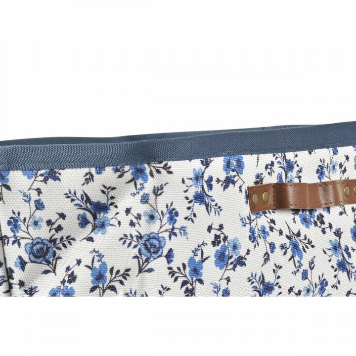 Caja de Almacenaje DKD Home Decor Azul Blanco 40 x 30 x 30 cm