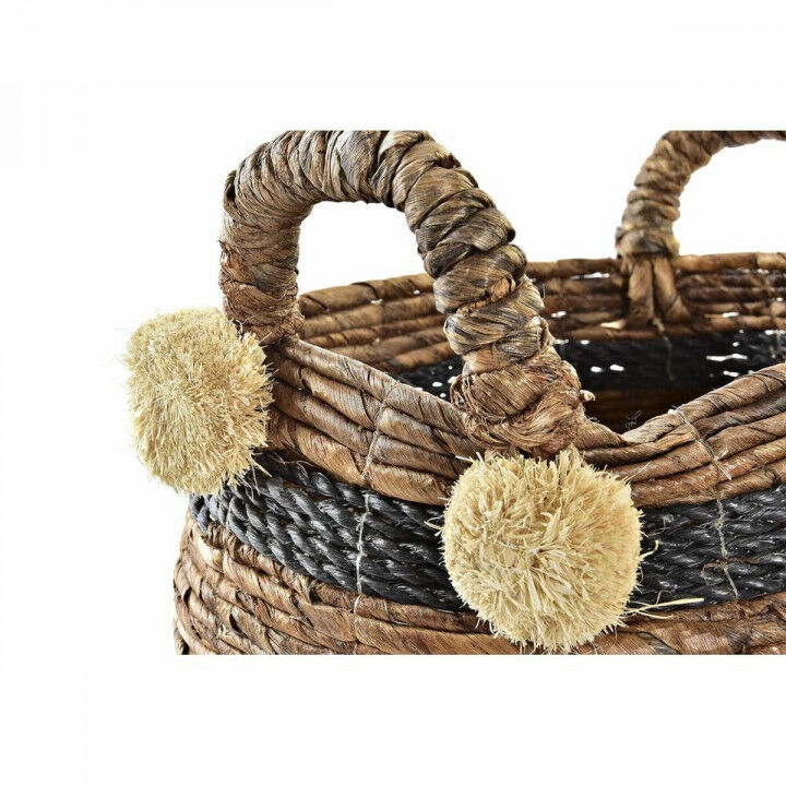 Set de basket DKD Home Decor Fibre naturelle 31 x 31 x 33 cm Colonial