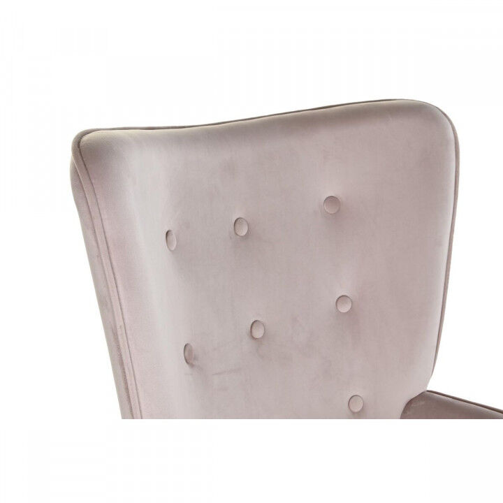 Armstoel DKD Home Decor Roze Polyester Hout 67 x 69 x 96 cm 75 x 69 x 96 cm