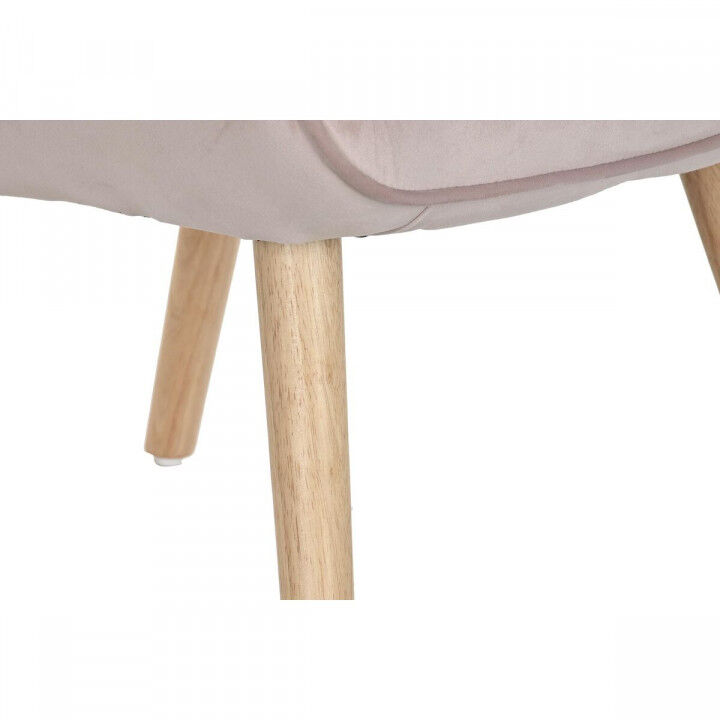 Armstoel DKD Home Decor Roze Polyester Hout 67 x 69 x 96 cm 75 x 69 x 96 cm
