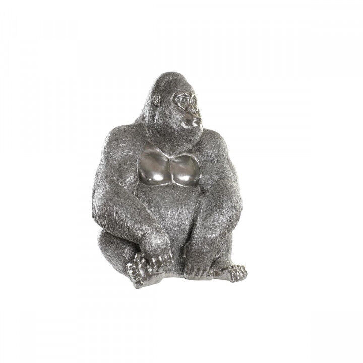 Decoratieve figuren DKD Home Decor Zilverkleurig Koloniaal Gorilla 46 x 40 x 61 cm